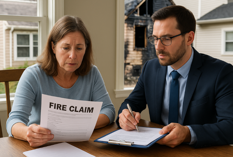 Filing a fire claim in New Jersey with help from a public adjuster